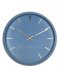 KarlssonWall clock Globe Design Armando Breeveld dark blue (KA5840BL)