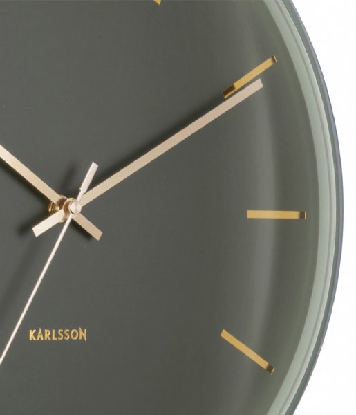 Karlsson  Wall clock Globe Design Armando Breeveld moss green (KA5840GR)