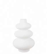 Present Time Vase Eminent Circles matt White (PT3895WH)